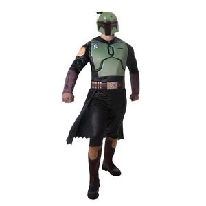 Star Wars Book Of Boba Fett‎ Mens Mandalorian armor Costume Medium 28-30 NEW